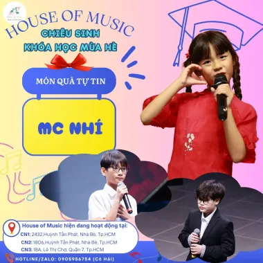 Khóa Học MC Nhí Tại House Of Music
