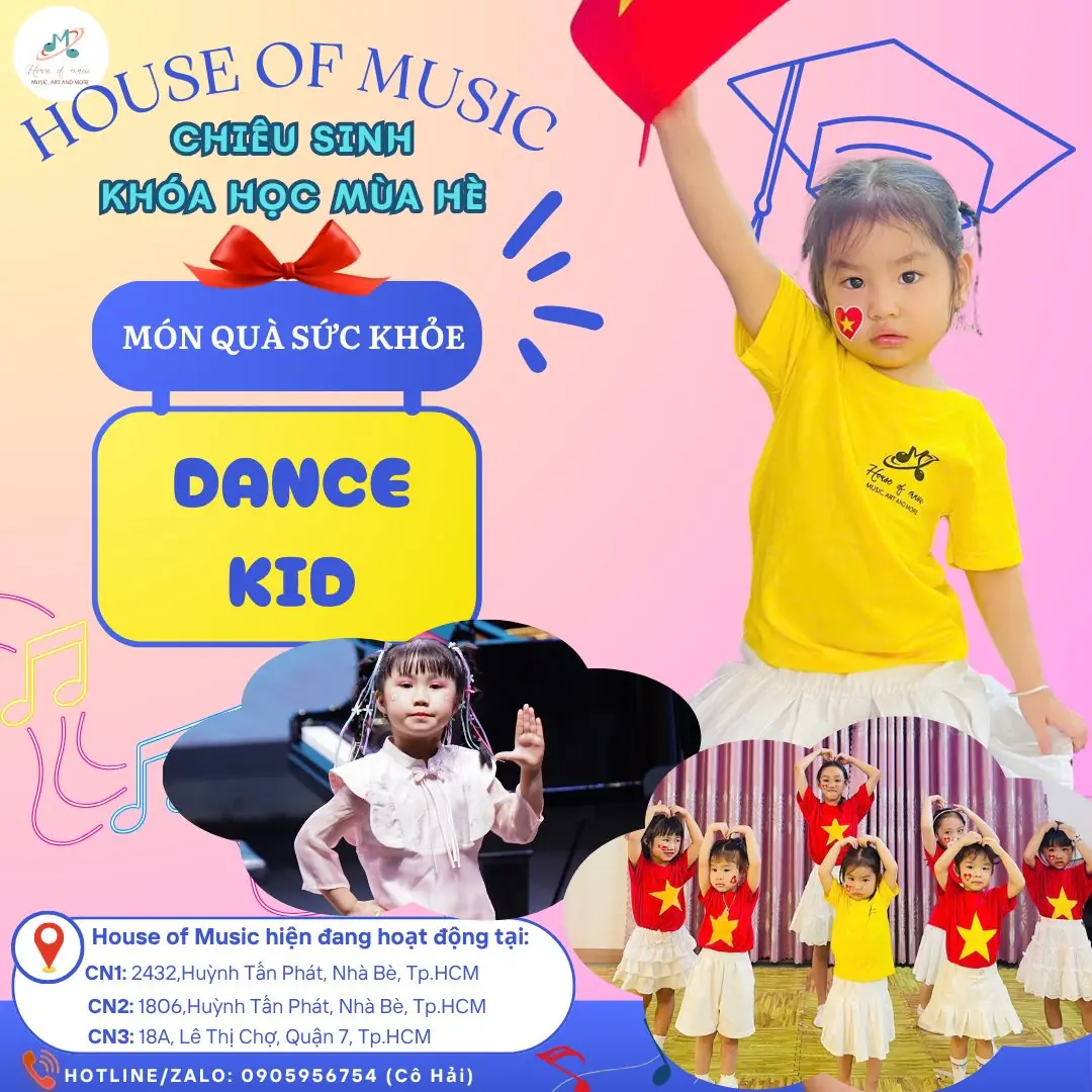 KHÓA HỌC DANCE KID - THỎA ĐAM MÊ, KHÔNG CHÊ HOẠT ĐỘNG